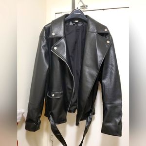 Faux leather jacket
